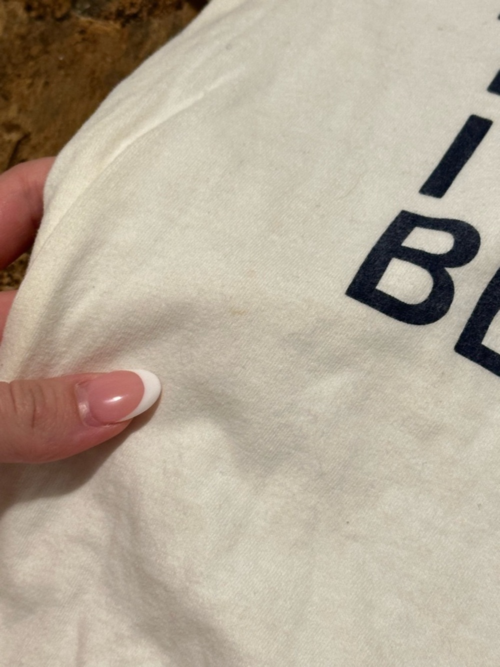 Abercrombie & Fitch Vintage Y2K You Can Trust Me I'm Not Blonde Tee S RARE - Picture 4 of 8